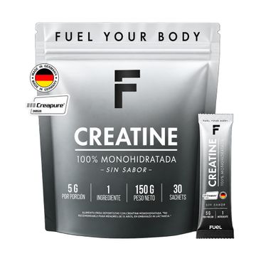 Creatina en Sachet Monohidratada Creapure Fuel Nutrition 150 grs (30 unidades)