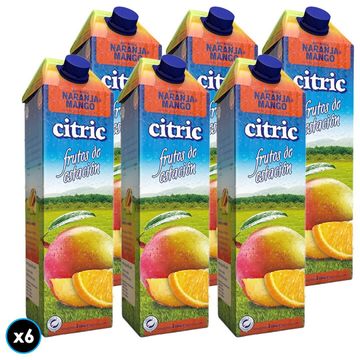 6x Jugo Citric Naranaja Mango 1 L