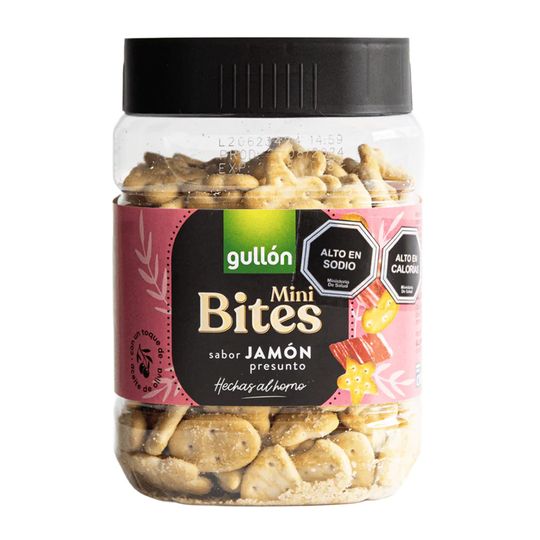 Galletas Mini Bites Jamon Gullon 250 gr