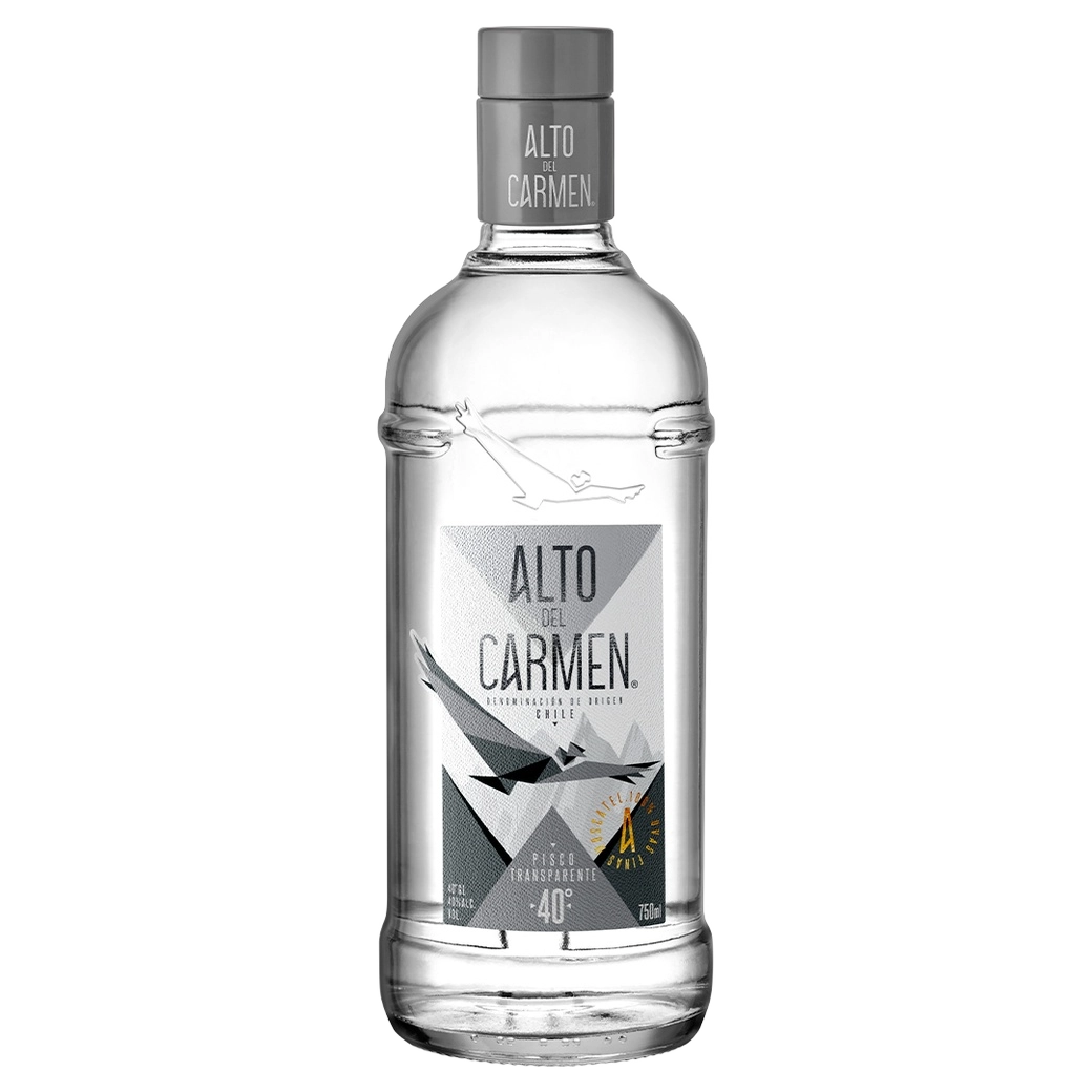 Pisco Alto del Carmen Transparente 750cc 40º alc.