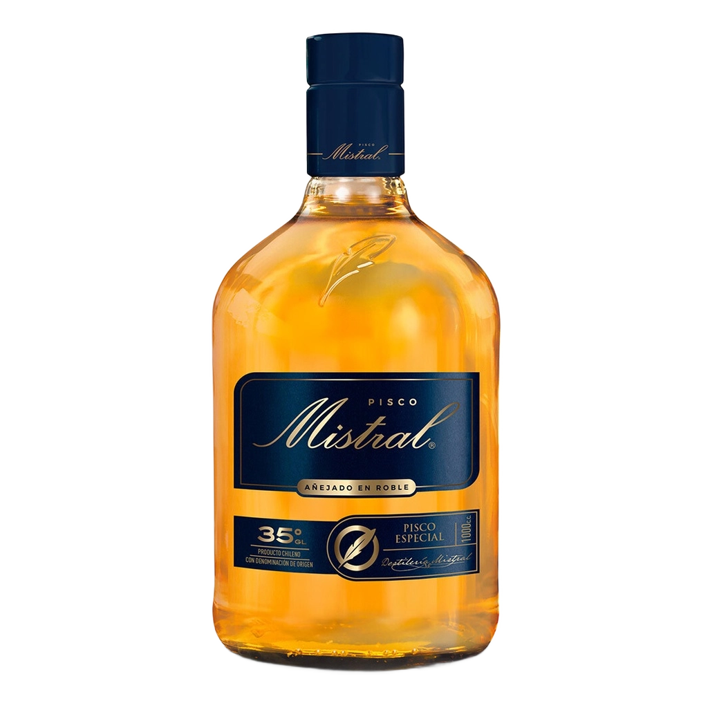Pisco Mistral Añejado 1 Litro 35º alc.