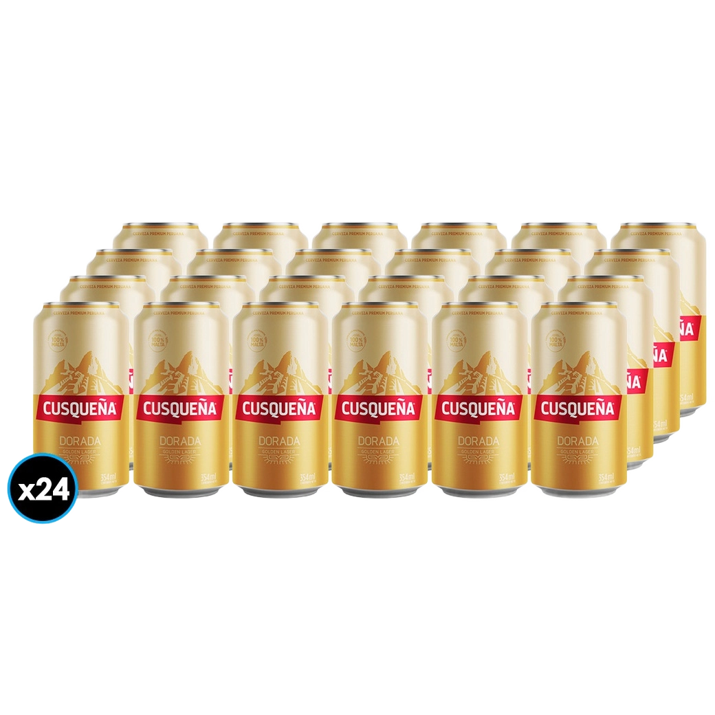 24x Cervezas Cusqueña en Lata 354cc